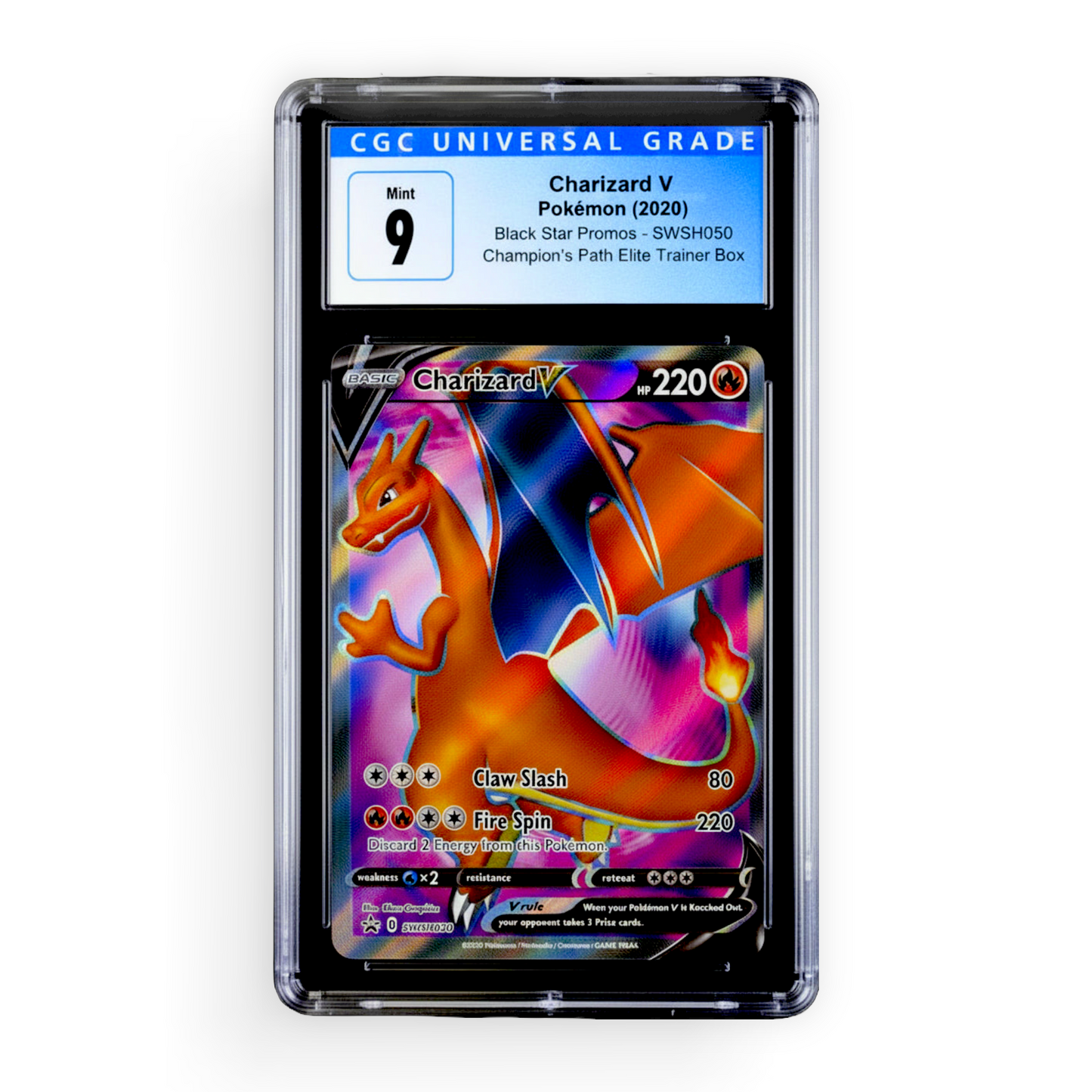 CGC 9 Charizard V Black Star Promos SWSH050