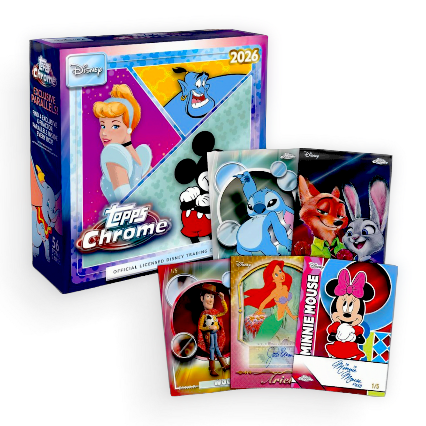 2026 Topps Chrome Disney Mega Box