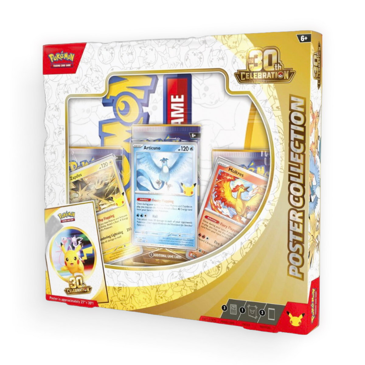 Pokemon 30th Celebration Anniversary Poster Collection Box