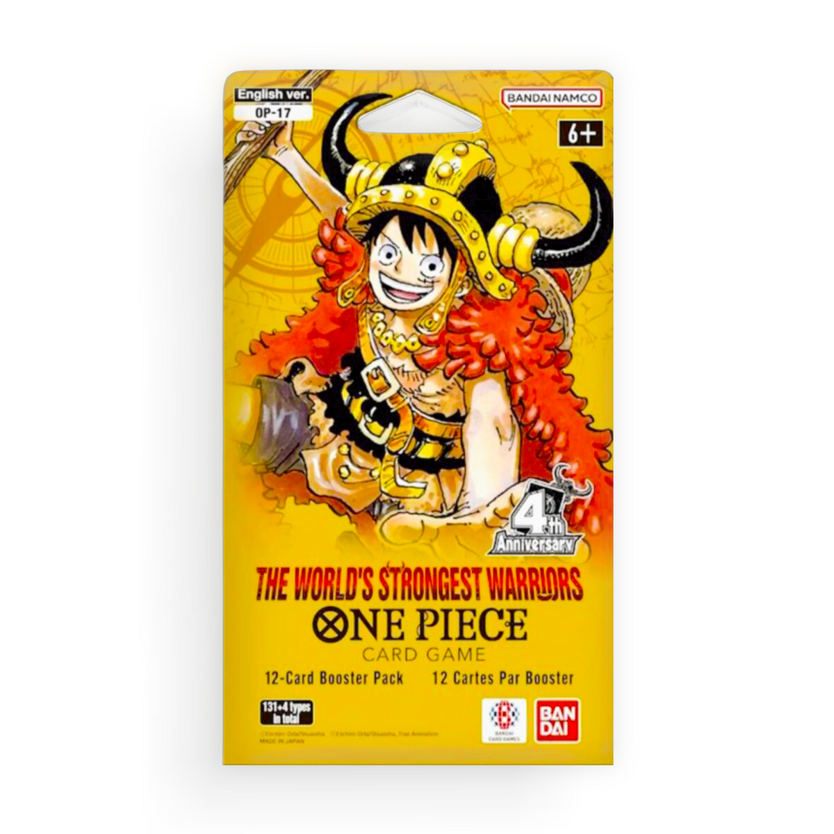 One Piece OP-17 The World’s Strongest Warrior Sleeved Booster Pack | English