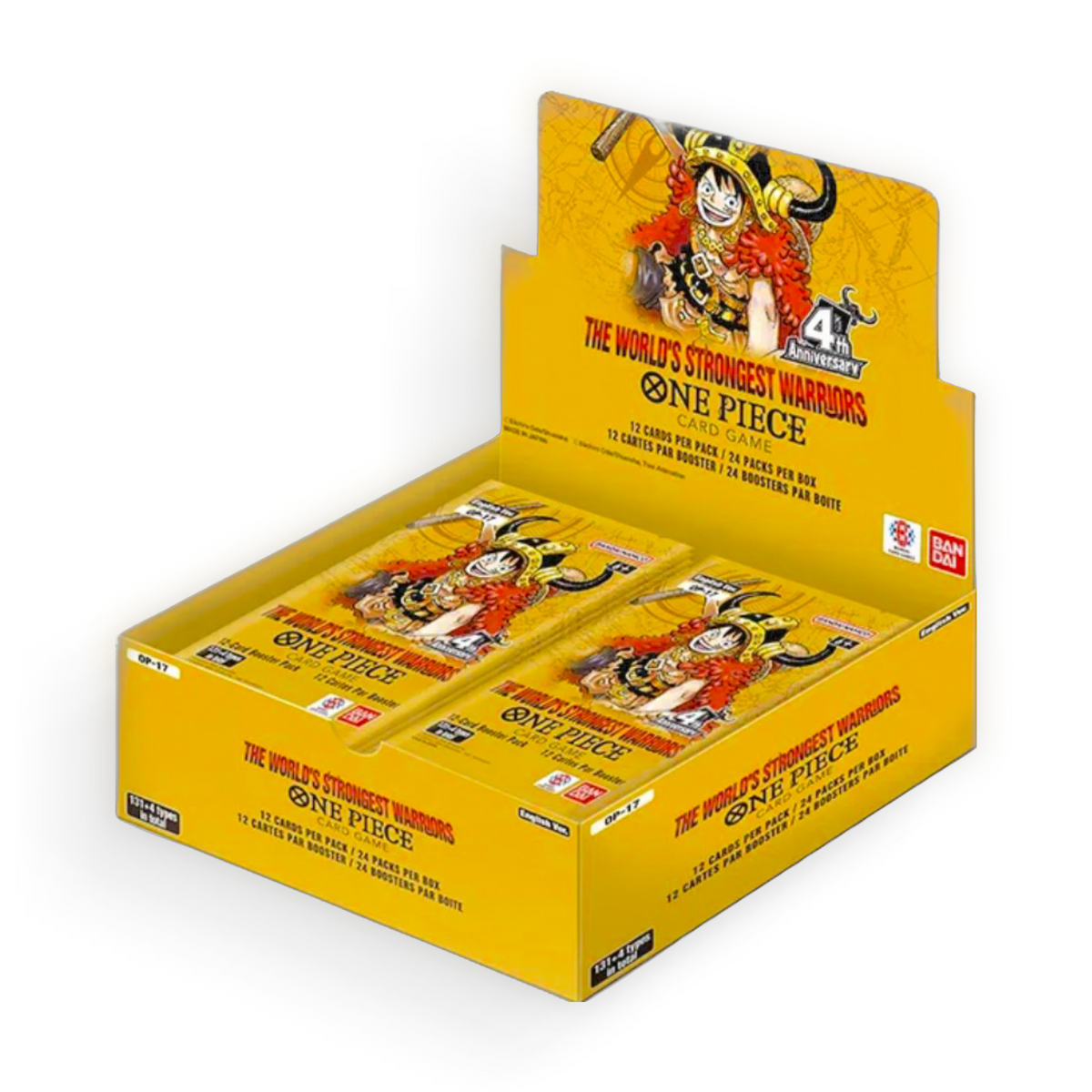 One Piece OP-17 The World’s Strongest Warrior Booster Box (English)