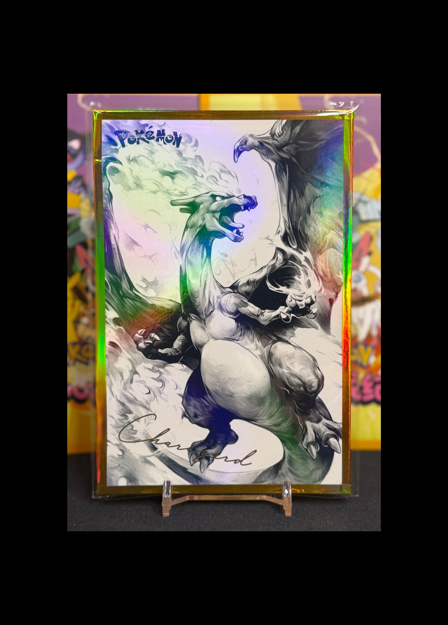 Charizard Sketch Full Art KADO Art Board Signature Edition - PokeMooseTCG LLC