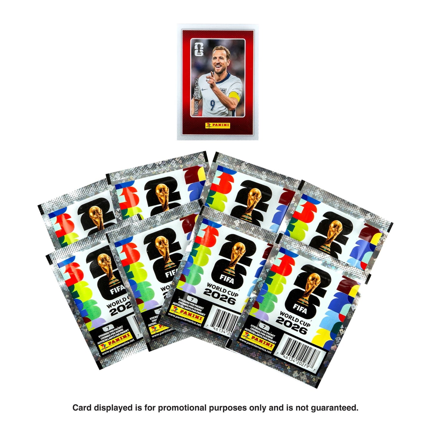 26 Panini FIFA World Cup Soccer Trading Cards Hanger Box