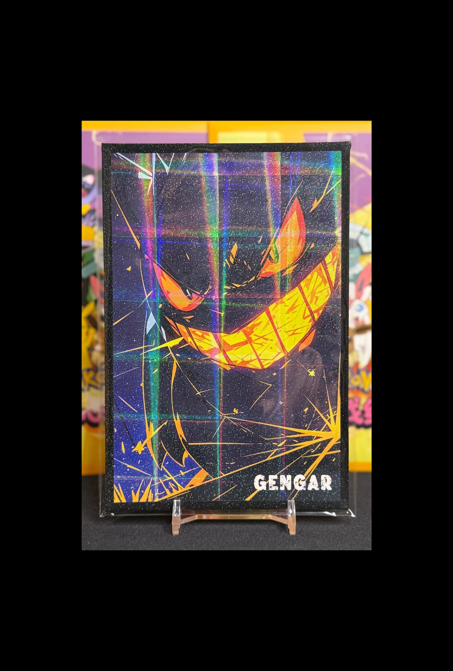 Gengar Special Rare Neon Pokemon KADO Art Board - PokeMooseTCG LLC