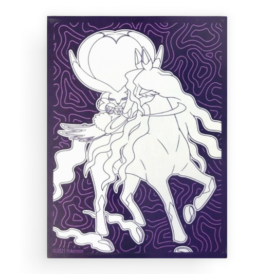 Chilling Reign Elite Trainer Box Card Sleeves - Shadow Rider Calyrex (65 Pack)