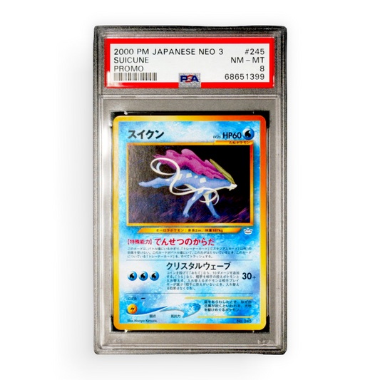 PSA 8 2000 PM Japanese NEO 3 Suicune #245 Promo