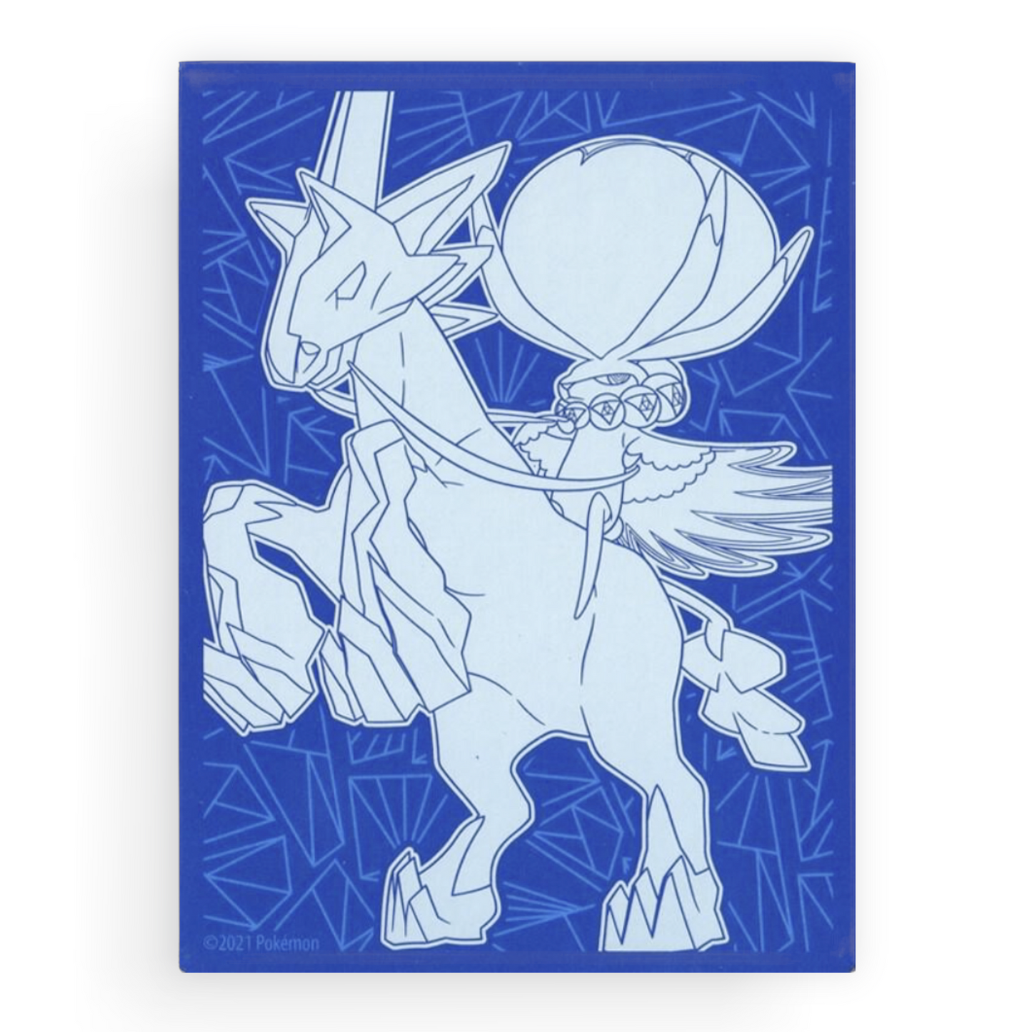 Chilling Reign Elite Trainer Box Card Sleeves - Ice Rider Calyrex (65 Pack)