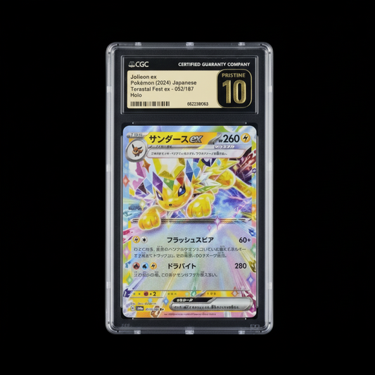 CGC PRISTINE 10 Jolteon ex 052/187 sv8a