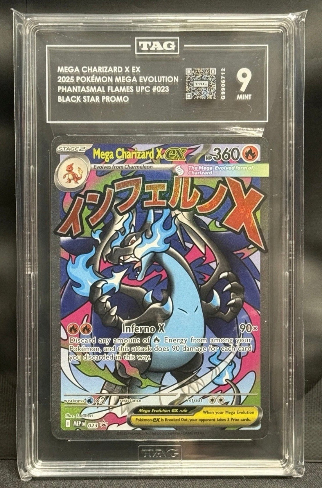 TAG 9 Mega Charizard x EX Promo #23