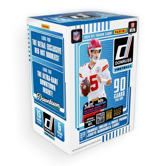 2025 Panini NFL Donruss Football Trading Card Blaster Box