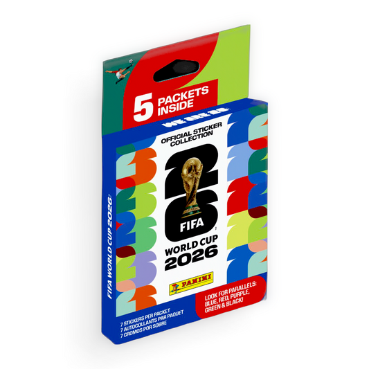 26 PANINI FIFA WORLD CUP SOCCER STICKERS 5PK ECO HANGER