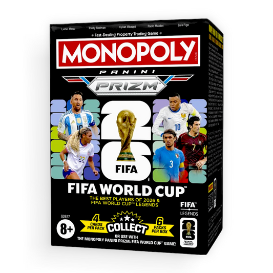 2026 Panini Prizm Monopoly FIFA World Cup Soccer Blaster Box