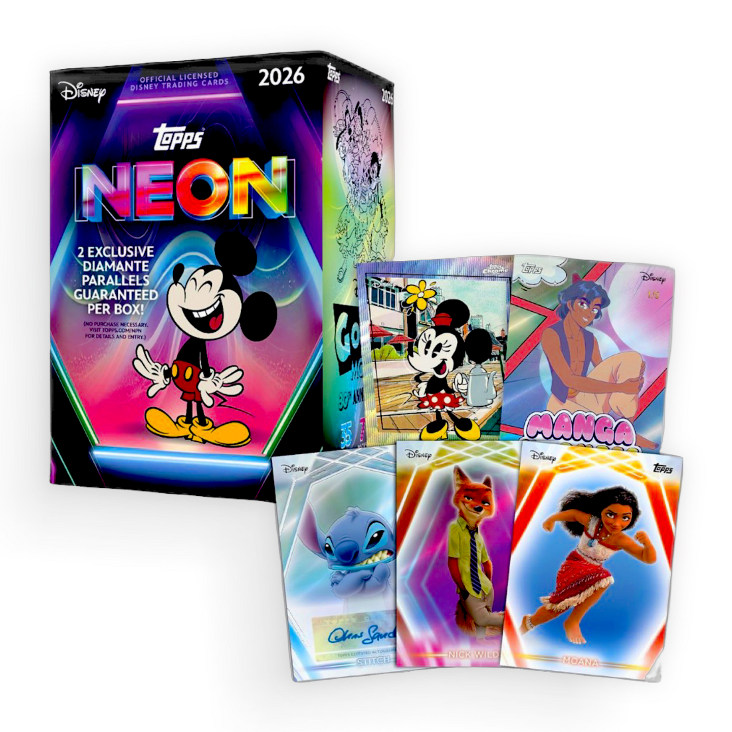 2026 Topps Disney Neon Blaster Box