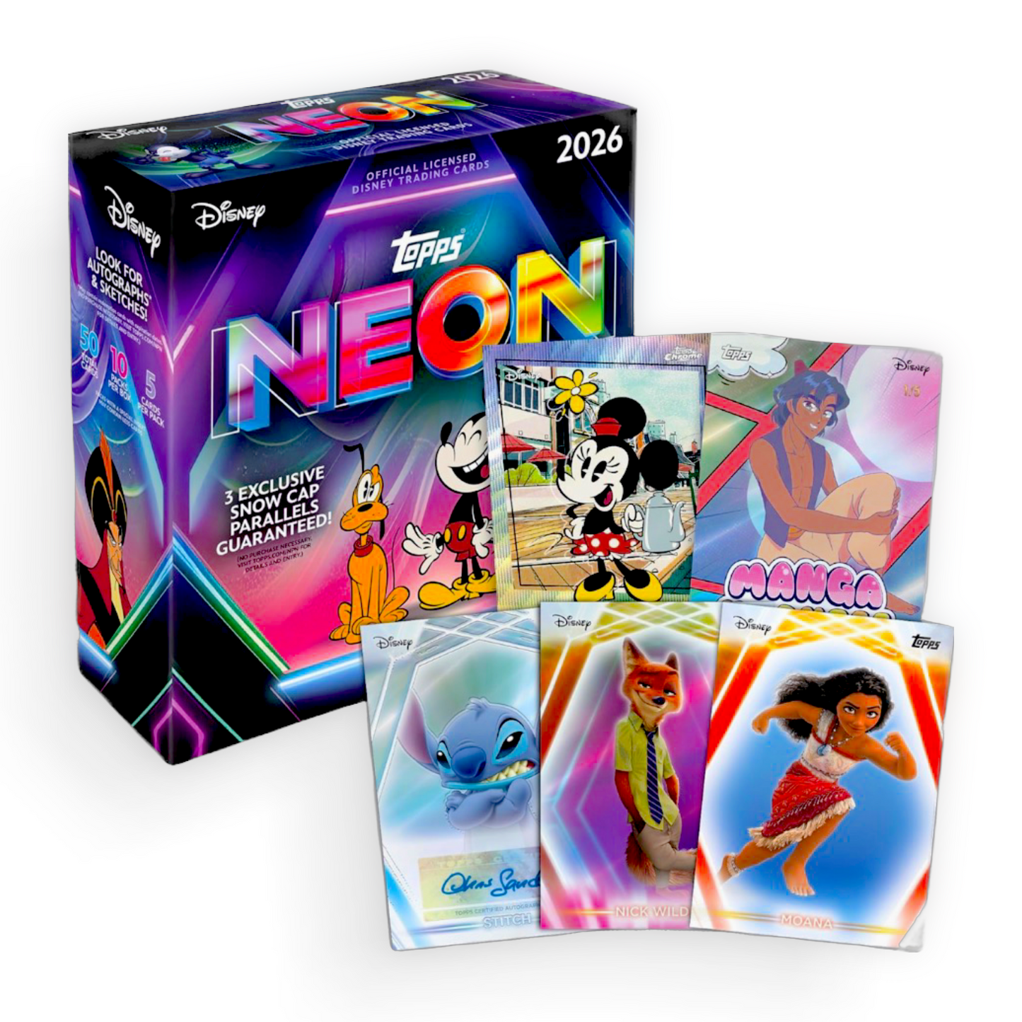 2026 Topps Disney Neon Mega Box