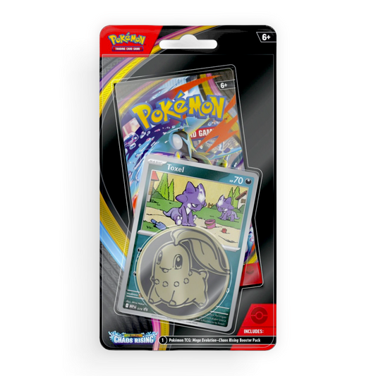 Pokemon ME04 Chaos Rising Checklane Blister - Toxel