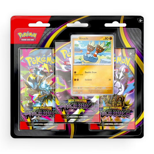 Pokemon ME05 Pitch Black 3-Pack Blister - Binacle