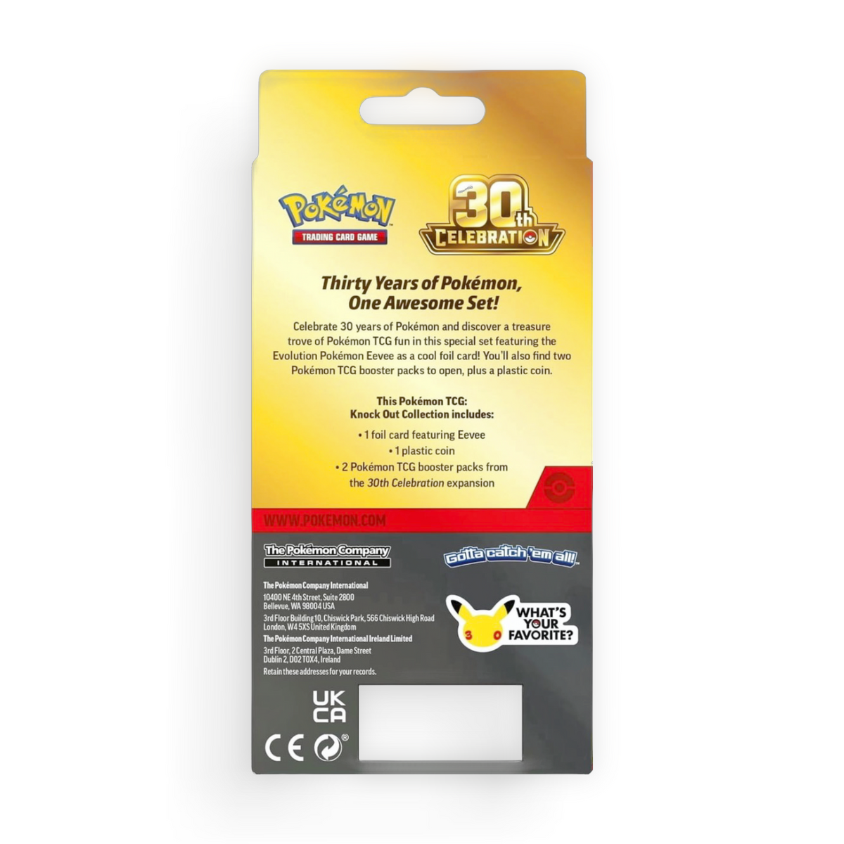 Pokémon 30th Celebration Knock Out Collection