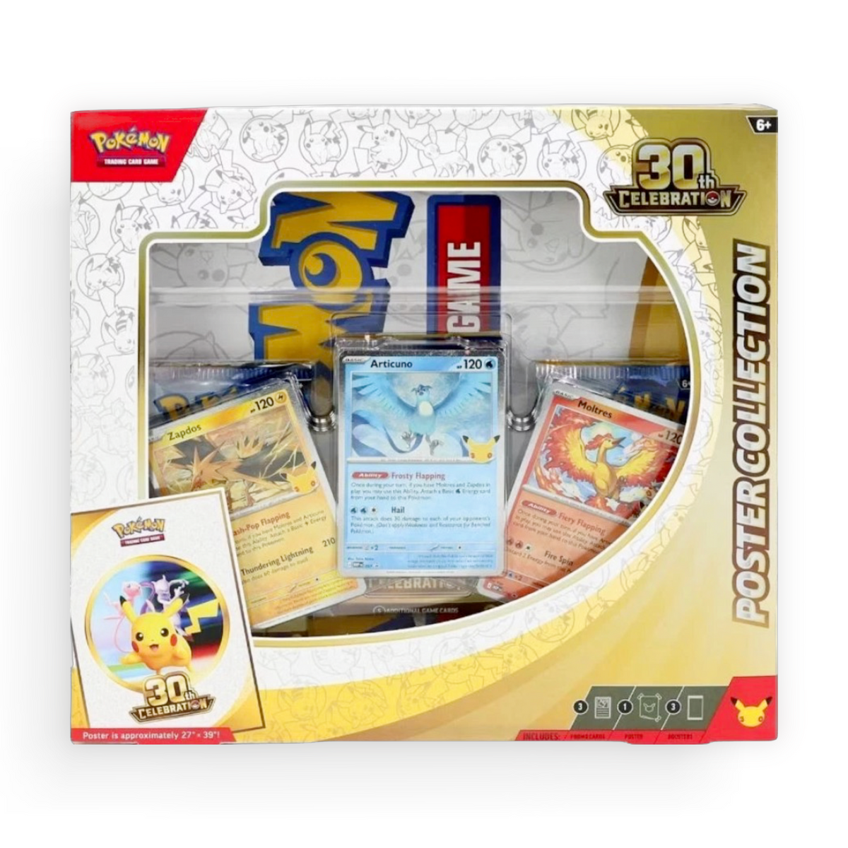 Pokemon 30th Celebration Anniversary Poster Collection Box