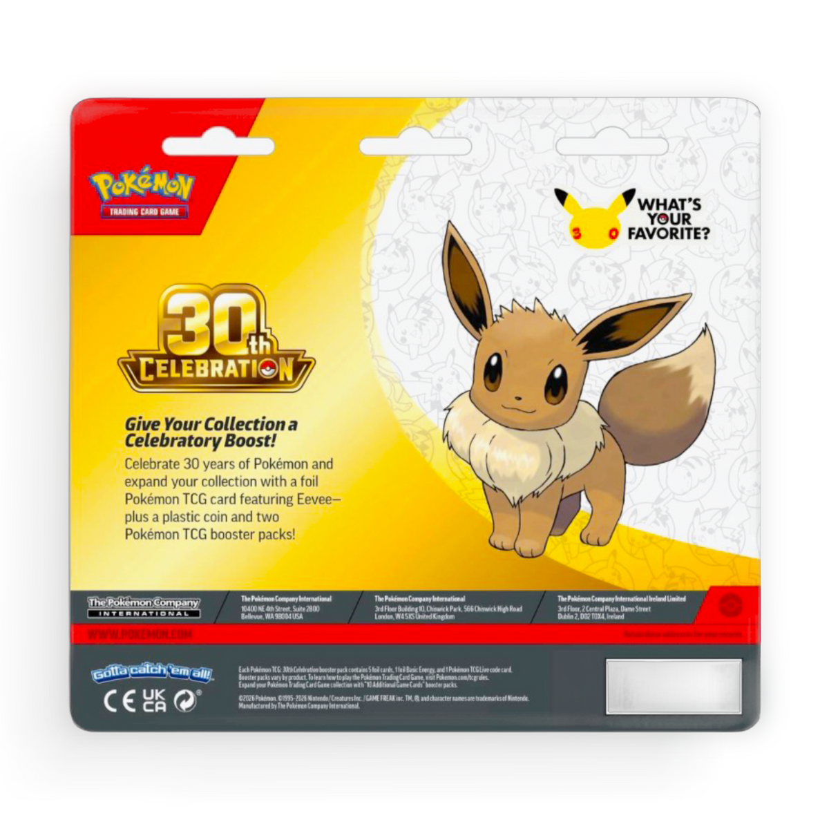 Pokemon 30th Celebration Anniversary 2-Pack Blister | Preorder