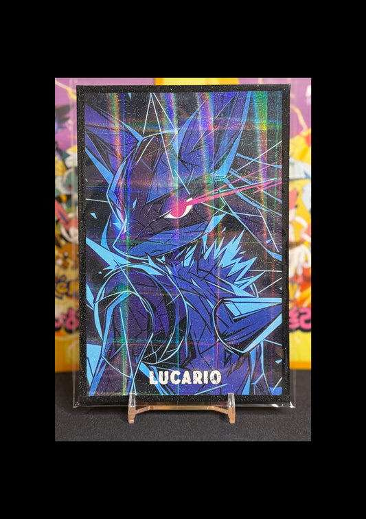 LUCARIO Special Rare Neon Pokemon KADO Art Board