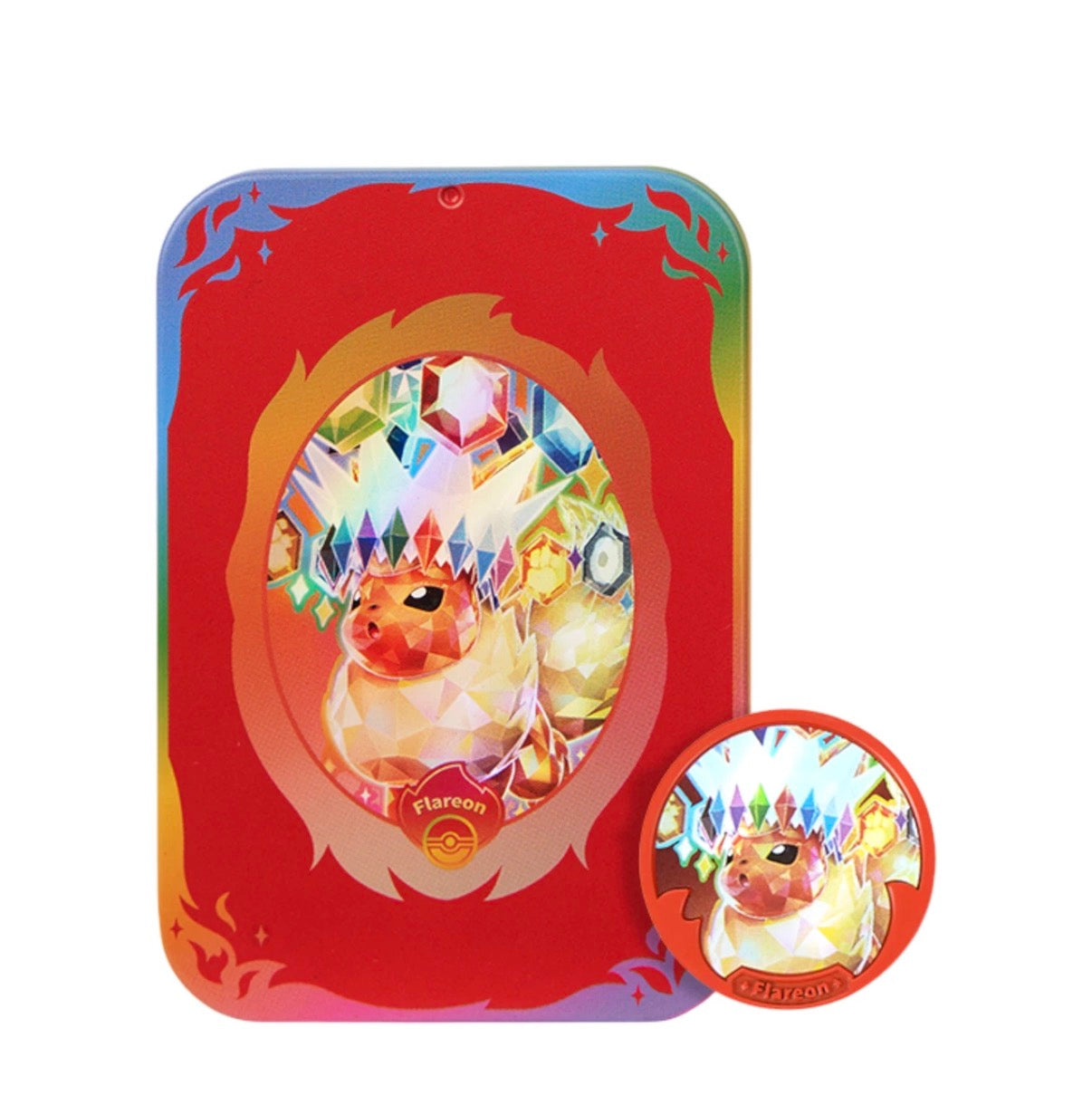 Simplified Chinese Terastal Gathering Metal Storage Tin - Flareon