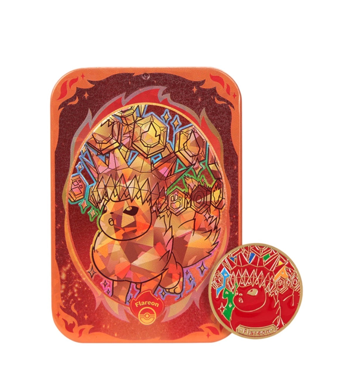 Simplified Chinese Terastal Gathering Metal Storage Tin - Flareon