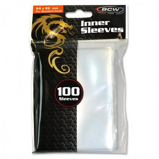 BCW Inner Sleeves Card Sleeves (Standard Size) - PokeMooseTCG LLC