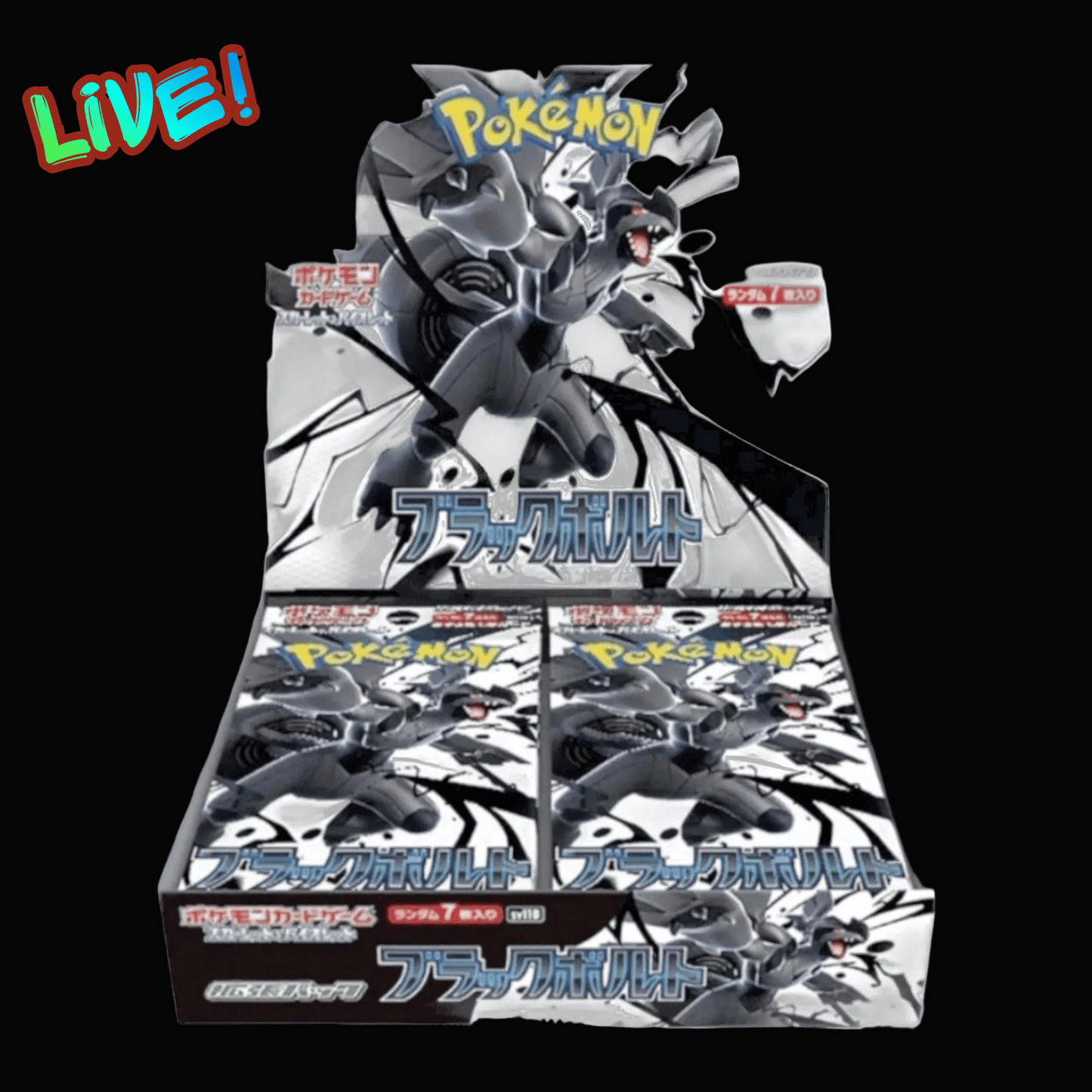 Black Bolt Booster Box - Live! - PokeMooseTCG LLC