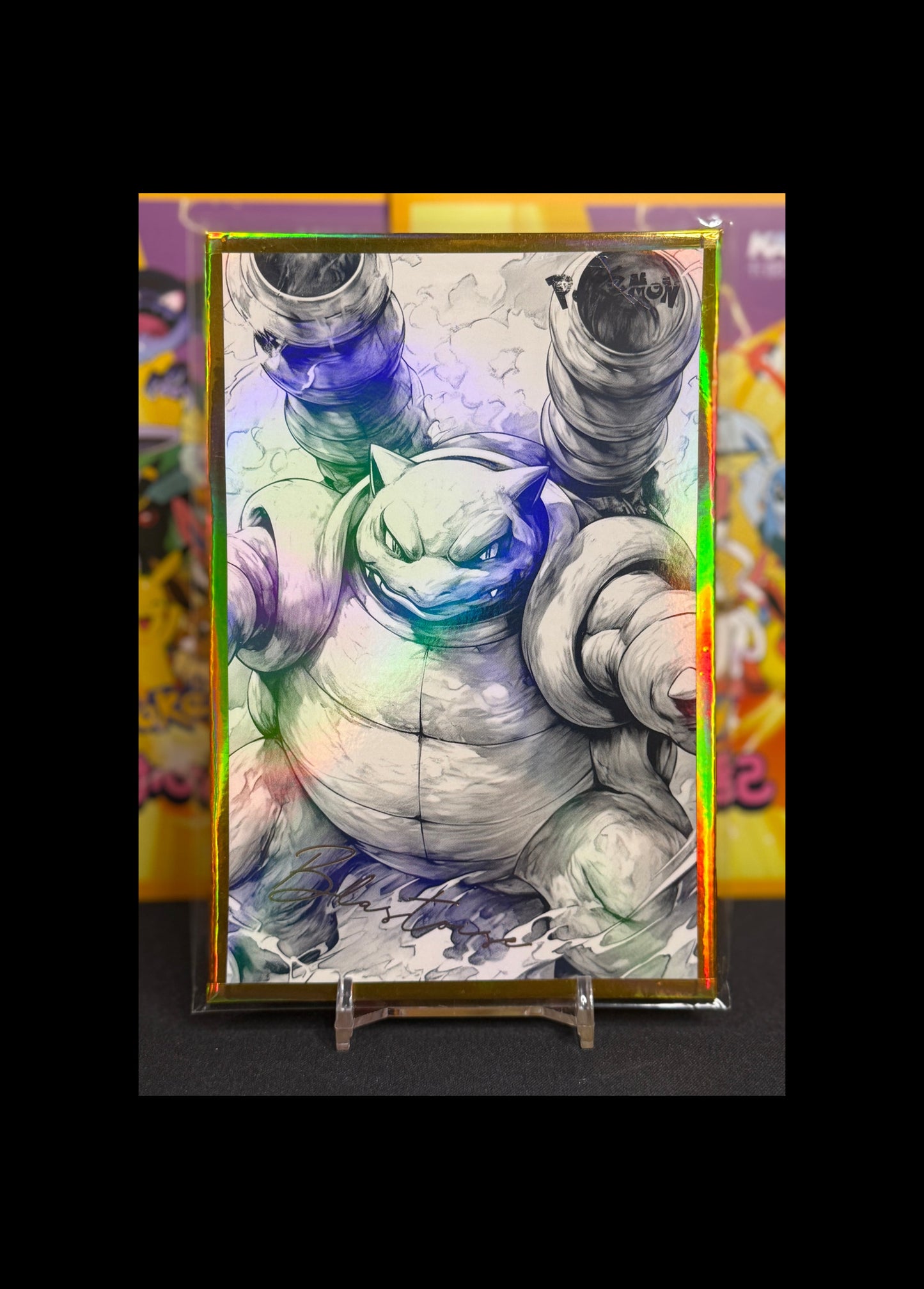 Blastoise Art Sketch Kado Art Board - PokeMooseTCG LLC