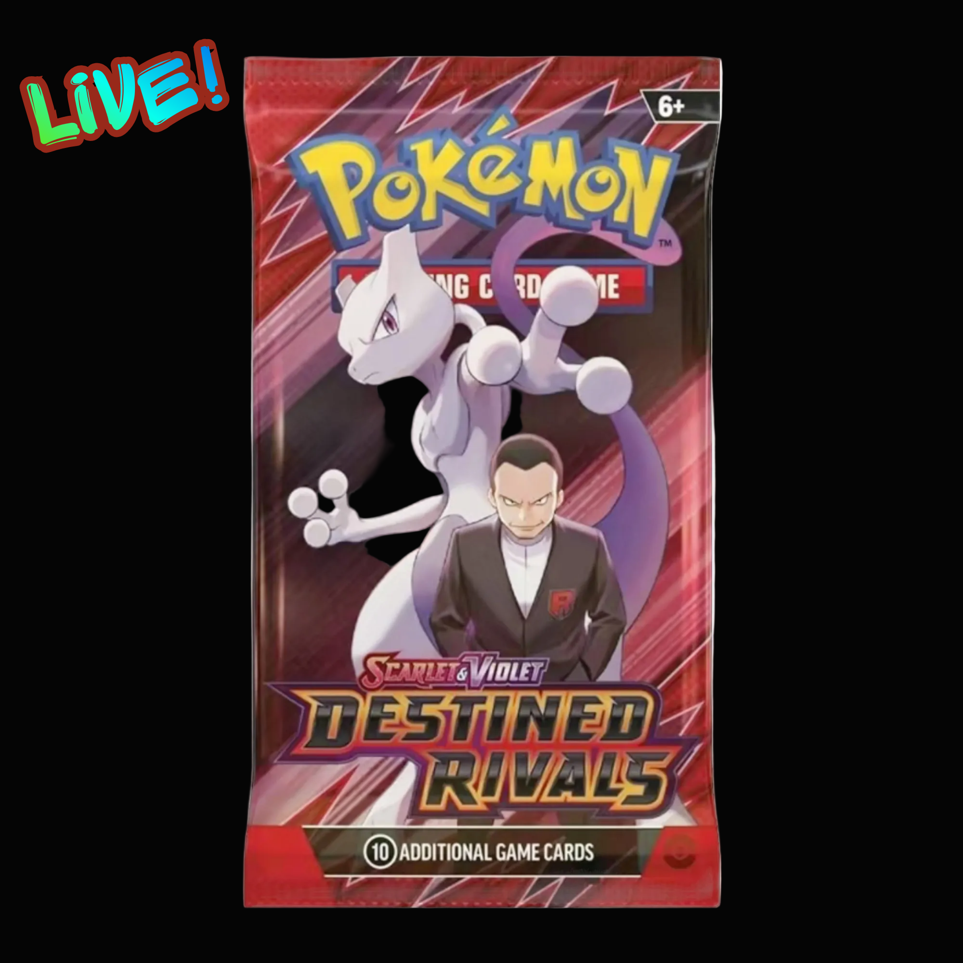 Destined Rivals Booster Pack - Live! - PokeMooseTCG LLC