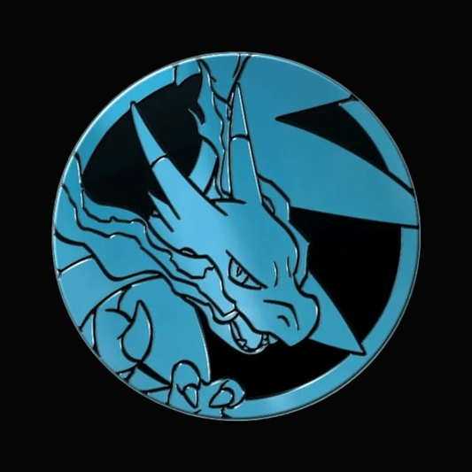 Mega Charizard X Coin - PokeMooseTCG LLC