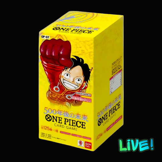 One Piece OP - 07 500 Years in the Future Booster Box (Japanese) - Live! - PokeMooseTCG LLC