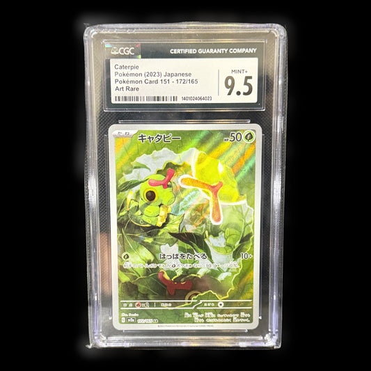 CGC 9.5 Caterpie 172/165 SV2a 151 Art Rare Japanese