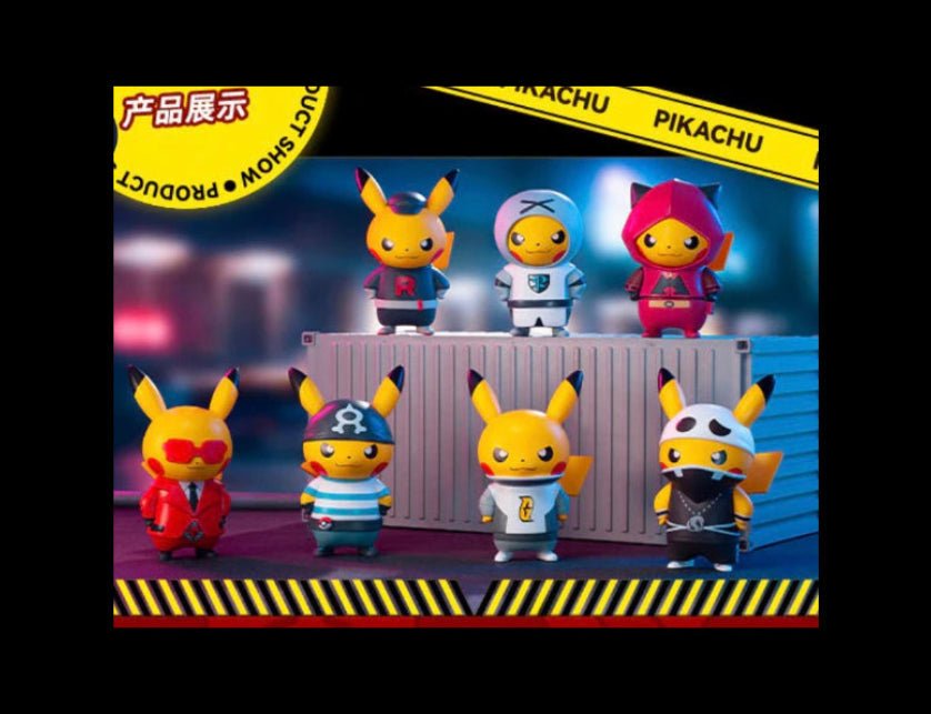Pokemon Pikachu Villain Costume Series Figurine - PokeMooseTCG LLC