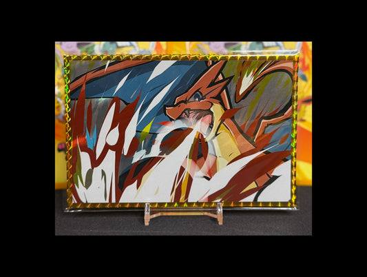Safari Charizard Shiny Rare Pokemon KADO Art Board - PokeMooseTCG LLC