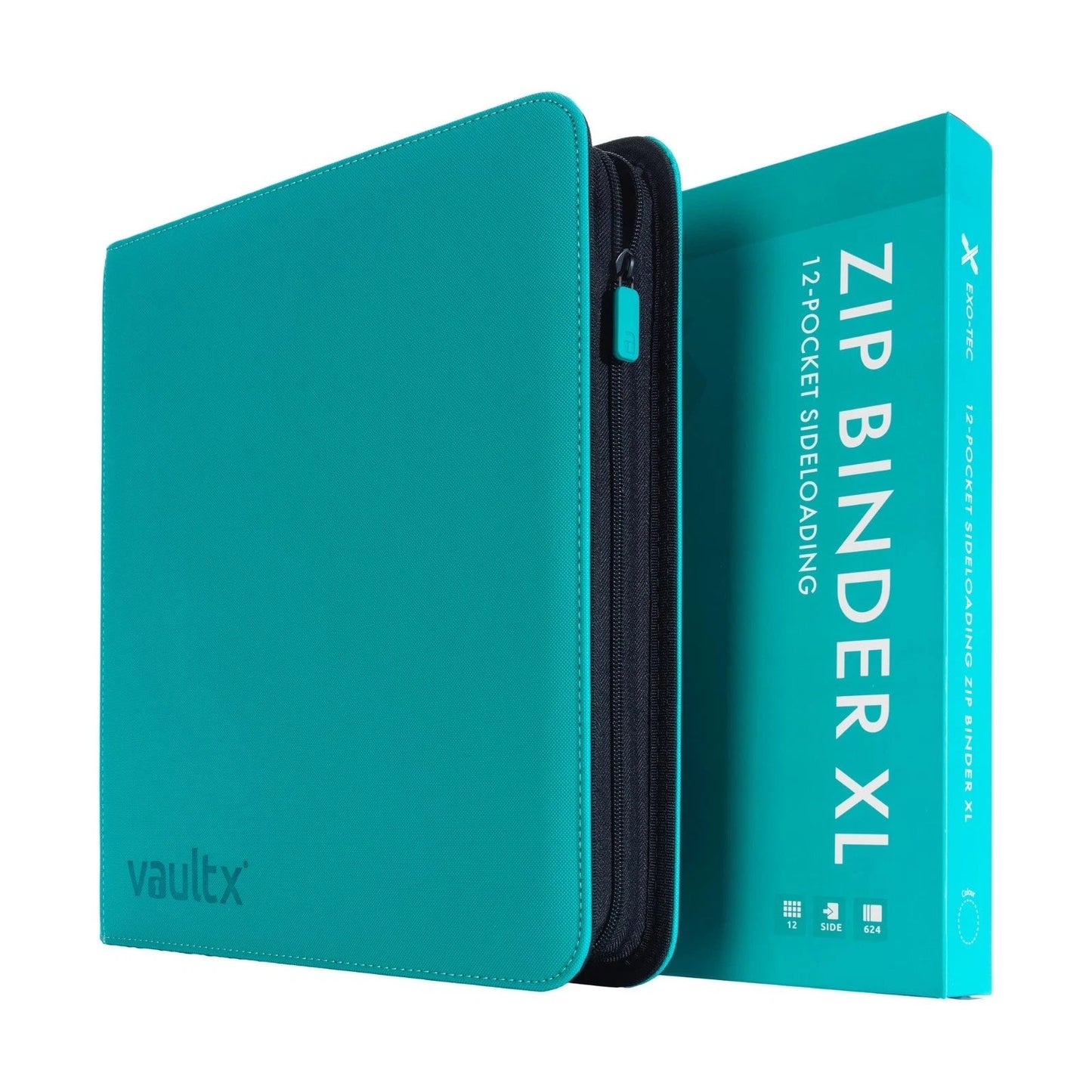 Vault X Exo Tec 12 Pocket XL Binder - Ocean Blue - PokeMooseTCG LLC